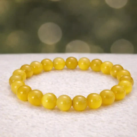 Yellow-Cat-Eye-Crystal-Bracelet