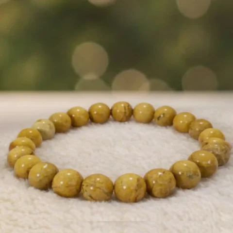 Yellow-Jasper-Crystal-Bracelet