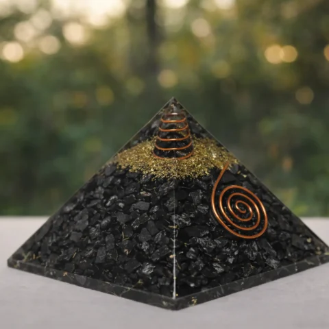 Black Tourmaline Pyramid Natural