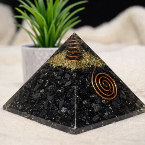 Black Tourmaline Tumble Pyramid