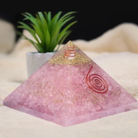 Rose Quartz Pyramid