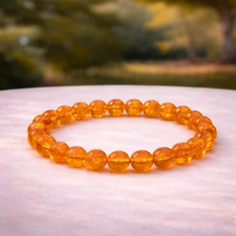 Yellow citrine-Crystal-Bracelet