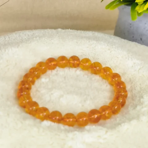 Yellow citrine-Crystal-Bracelet-Natural