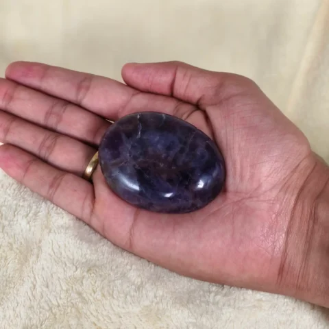 Amethyst Palm Stone Hand