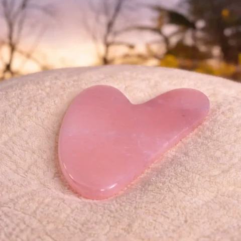 Gua Sha Rose Quartz  Natural