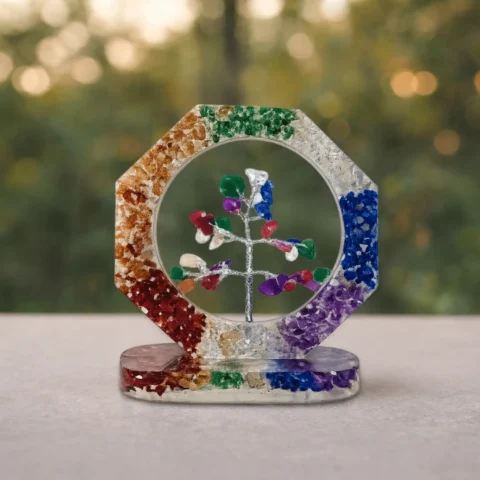 Seven Chakra Crystal Tree Natural